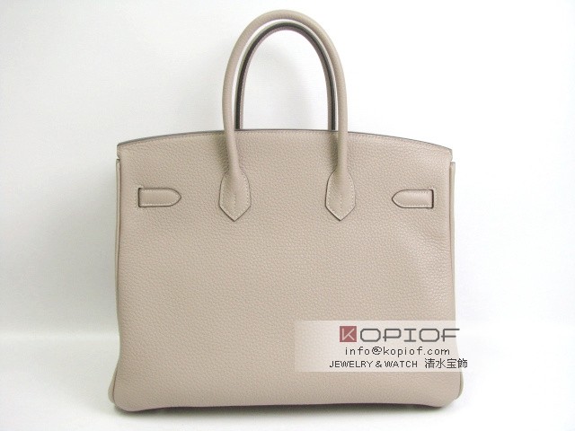 エルメス バーキン35 トリヨンクレマンス トゥルティールグレー her405